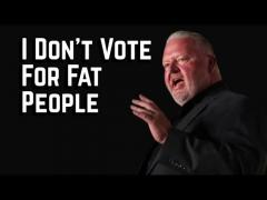 Toby Doeden: Why I Don't Vote for Fat People