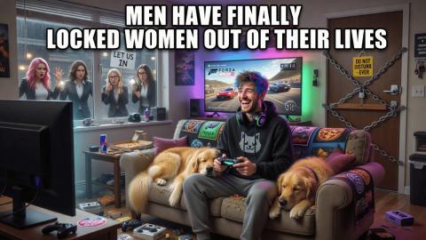Men Have Locked Women Out Of Their Lives To Stay Home And Play Video Games