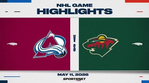 Avalanche vs. Wild | NHL Playoff Highlights | Game 4 | May 11, 2026