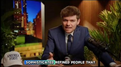 Nick Fuentes: "I'm not interested in these sideshow debates with idiots. What I am interested in..."