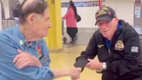 100 Year Old Iwo Jima Veterans Lovingly Bust Balls