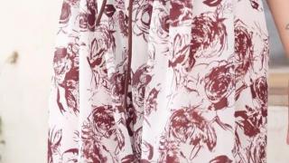 Chic solid swimsuit set with flowy chiffon pants perfect for summer vacation