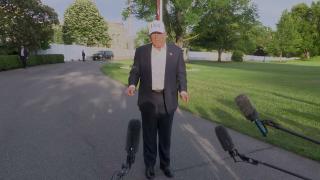 President Trump Gaggles with Press Upon Arrival to the White House, May  15, 2026