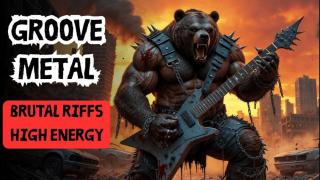 THE MGTOW BEAR IS BACK AND PISSED, NO SAFESPACES HAHA. AI METAL VIDEO. Ultimate Groove Metal Fury Brutal Metal Riffs