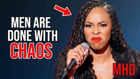Female Comedian MAD Because Millennial Men Want PEACE Of Mind Now |  Daphnique Springs