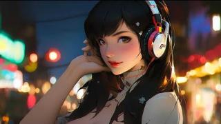 A Night in Tokyo with Waifu | Chill Synthwave Cyberwave - Gaming Music Playlist