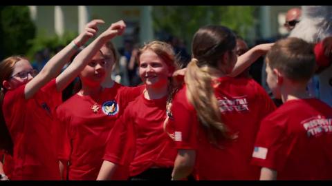 Presidential Fitness Test on the South Lawn