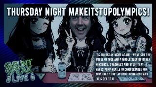 Thursday Night MakeItStopOlympics!