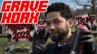 Black Cemetery Vandalized With Headstones Spray-Painted with “Trump”
