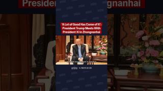 President Trump meets with President Xi in Zhongnanhai
