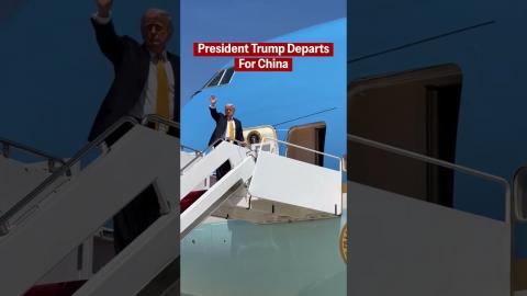 President Donald J. Trump departs Washington D.C. for a historic visit to China!