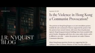 Is the Violence in Hong Kong a Communist Provocation? (Jeffrey Nyquist - September 30, 2019)