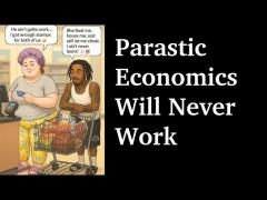 The Rank Stupidity of "Parasitic Economics"