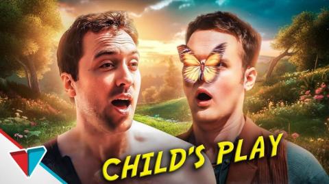 When a child plays a game