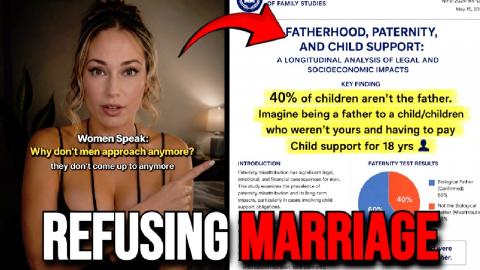 Modern Men Are Refusing To Marry Western Women In Record Numbers Now