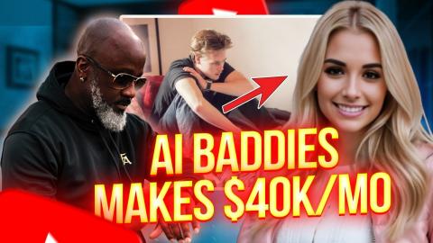 AI Baddie Makes College Student $40K/Month On OF-Like Site