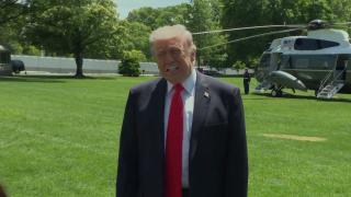 President Trump Gaggles with Press Before Departing the White House, May 1, 2026