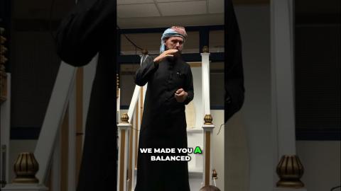 The True Meaning of Islamic Balance #shorts