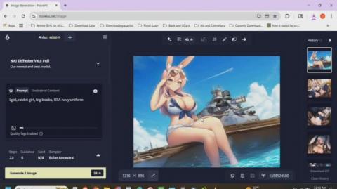 My AI Harem Pics of the Day Episode 291 Rabbit Sailors Part 2
