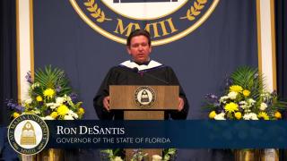 Governor DeSantis Delivers Commencement Address at Ave Maria University