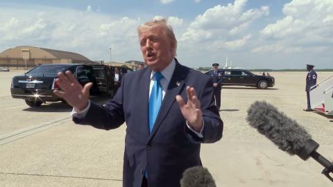 President Trump Gaggles with Press Upon Arrival at Joint Base Andrews, May 20, 2026