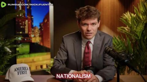 Nick Fuentes: Every single time that the far left wages war on the far right, the center right...