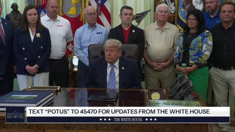 President Trump Participates in an Announcement with the Administrator of the EPA