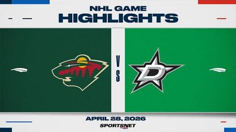 Wild vs. Stars | NHL Playoff Highlights | Game 5 | April 28, 2026