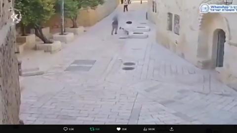 Scumbag JEW Physically Assaults Catholic Nun (Didn't Spit on Her This Time), May 2, 2026