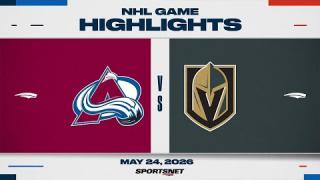 Golden Knights vs. Avalanche | NHL Playoff Highlights | Game 3 | May 24, 2026