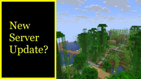 Minecraft Server Announcement and Update.