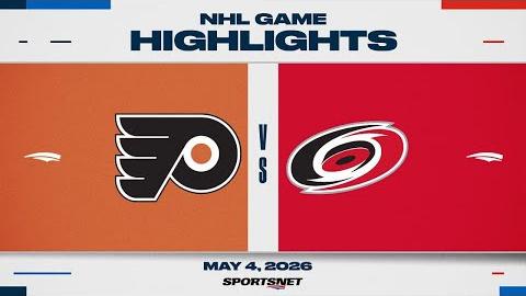 Flyers vs. Hurricanes | NHL Playoff Highlights | Game 2 | May 4, 2026