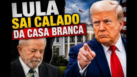 Constrangedor: Lula cancela coletiva de imprensa depois da reunião com Donald Trump
