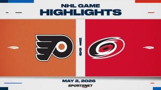 Flyers vs. Hurricanes | NHL Playoff Highlights | Game 1 | May 2, 2026