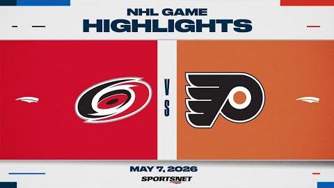 Hurricanes vs. Flyers | NHL Playoff Highlights | Game 3 | May 7, 2026