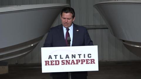 Governor DeSantis Makes Major Atlantic Red Snapper Announcement