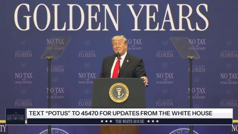 President Trump Participates in an Event with Seniors