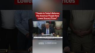 President Trump is fighting to fix Biden's disastrous regulations and LOWER grocery prices