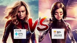 Capita Marvel vs. Alita Anjo de Combate - Kodama [Angry Fox Pilgrim]