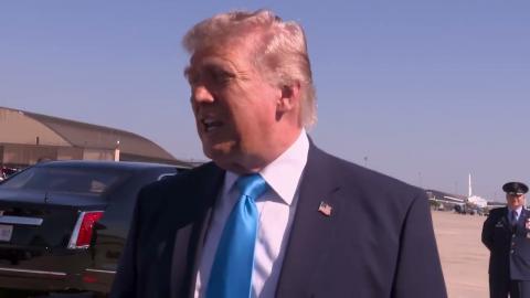President Trump Gaggles with Press at Joint Base Andrews En Route Groton, CT, May 20, 2026