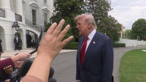 President Trump Gaggles with Press Before Departing the White House, May 8, 2026