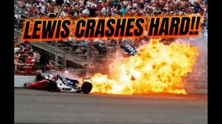 1991 CART Indianapolis 500 Qualifying - Randy Lewis HARD crash!!