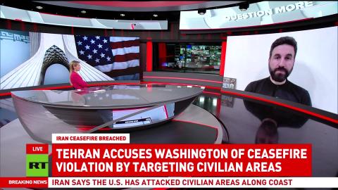 Iran says US breached ceasefire near Strait of Hormuz | Christopher Helali interview