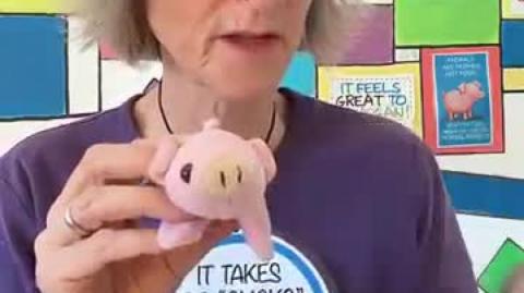 This piece of shit teacher vegan kike is a demon, burn her!