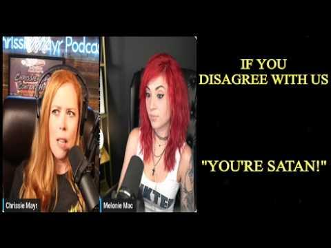 Chrissie & Mel Keep On Sweeping, Call Detractors "SATAN!" LOL!