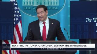 Secretary of State Marco Rubio Briefs Members of the Media, May 5, 2026