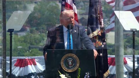 President Trump Delivers a Commencement Address to the United States Coast Guard Academy