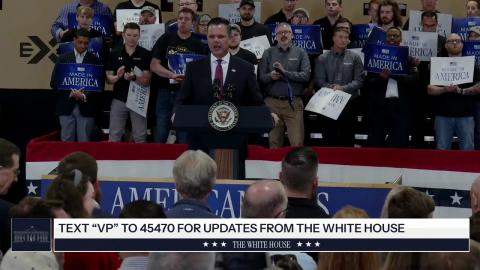 Vice President JD Vance Delivers Remarks in Des Moines, Iowa
