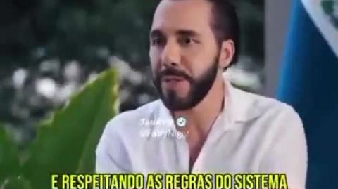 Depoimento de Bukele sobre a situação prévia de El Salvador