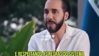 Depoimento de Bukele sobre a situação prévia de El Salvador